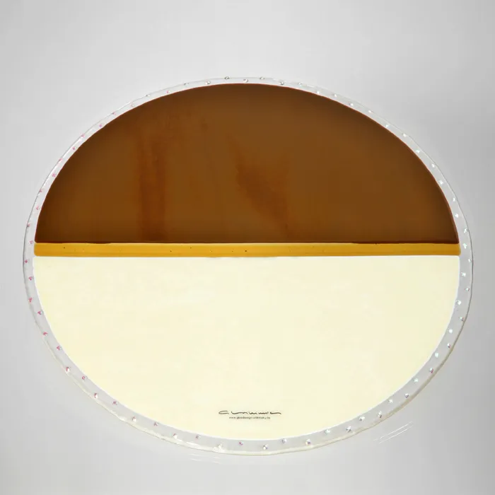 Gebäck- oder Pralinenteller aus Glas